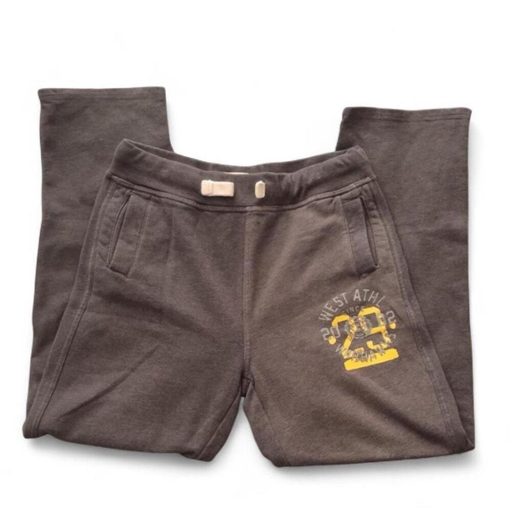 vintage grey sweatpants with graphic detailsize...